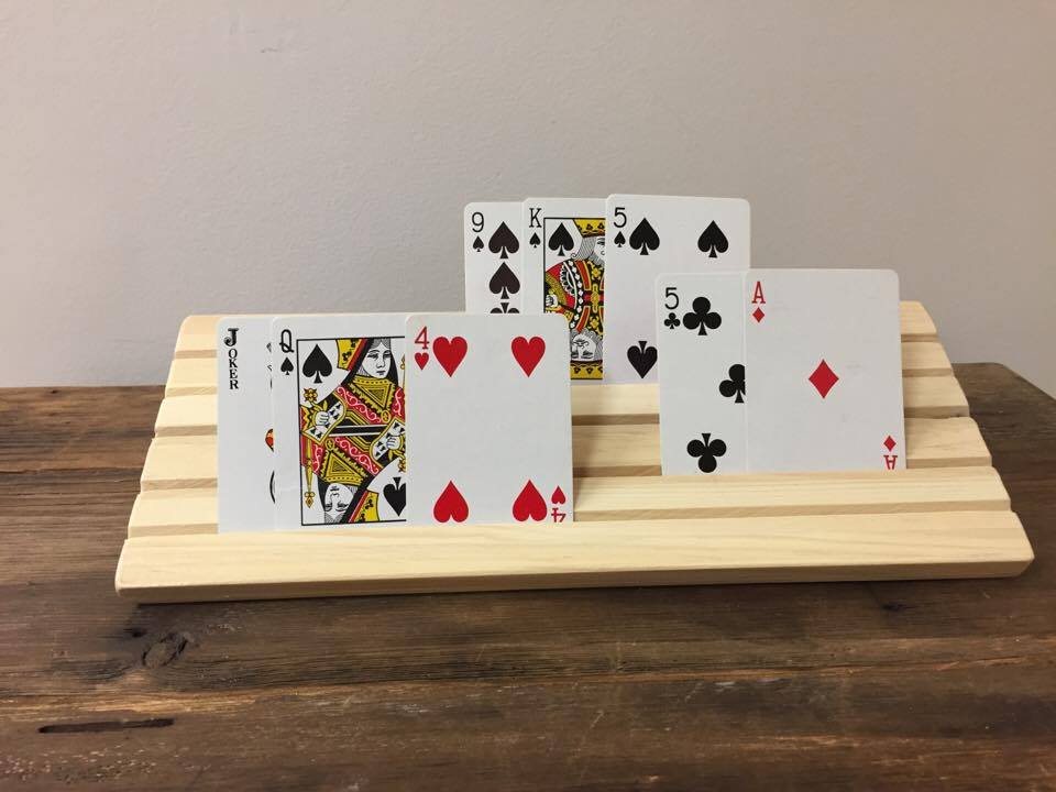 Support pour cartes à jouer - 5 fentes